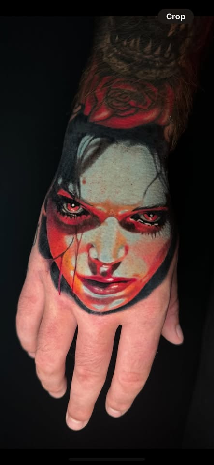 Color tattoo by Oscar Arce