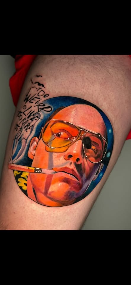 Color tattoo by Oscar Arce