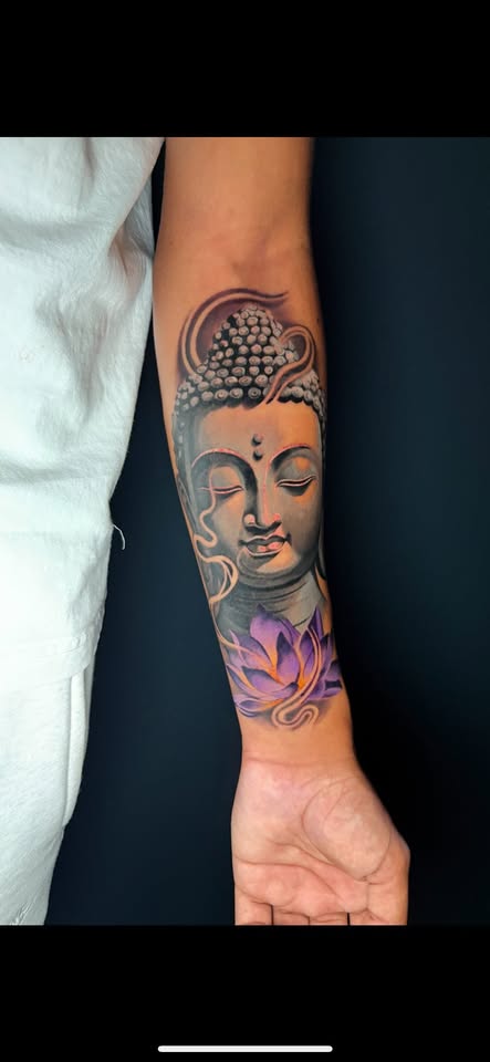 Buddha & Lotus — Color one-day session by Oscar Arce