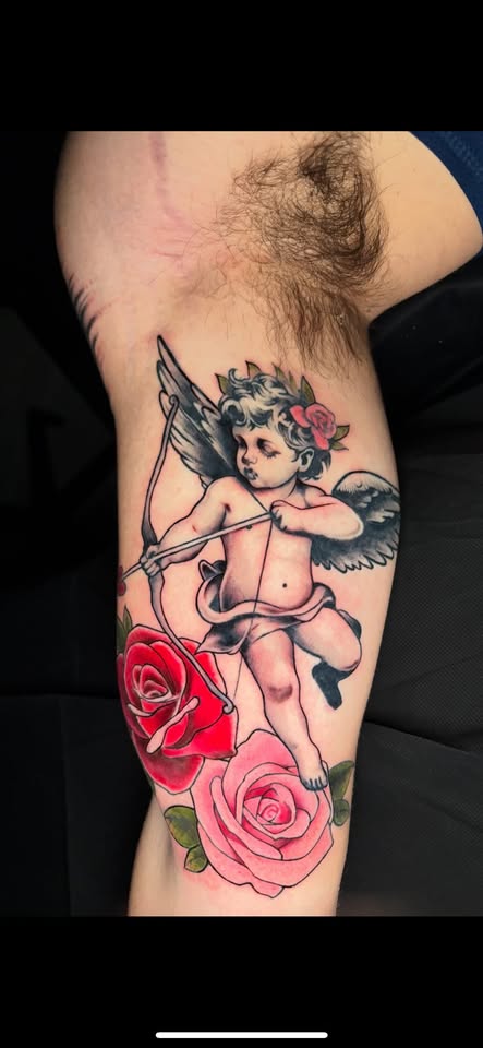 Color tattoo by Oscar Arce